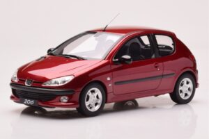Peugeot 206 S16 Punane Otto 1:18