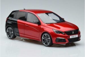 Peugeot 308 T9 GTI Punane Otto 1:18 OT368 Vaik - pilt 4/6