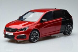 Peugeot 308 T9 GTI Punane Otto 1:18 OT368 Vaik