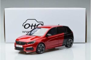 Peugeot 308 T9 GTI Punane Otto 1:18 OT368 Vaik - pilt 6/6