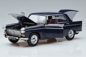 Peugeot 404 Sinine Norev 1:18 184836 Metall - pilt 2/7