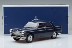 Peugeot 404 Sinine Norev 1:18 184836 Metall - pilt 7/7