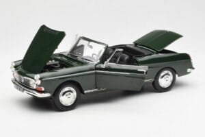 Peugeot 404 Kabriolett Antique Green Piiratud Tiraaz Norev 1:18 184829 Metall - pilt 2/8
