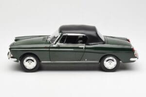 Peugeot 404 Kabriolett Antique Green Piiratud Tiraaz Norev 1:18 184829 Metall - pilt 4/8