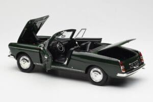Peugeot 404 Kabriolett Antique Green Piiratud Tiraaz Norev 1:18 184829 Metall - pilt 5/8