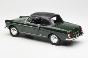Peugeot 404 Kabriolett Antique Green Piiratud Tiraaz Norev 1:18 184829 Metall - pilt 7/8