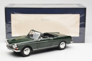 Peugeot 404 Kabriolett Antique Green Piiratud Tiraaz Norev 1:18 184829 Metall - pilt 8/8