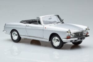 Peugeot 404 Kabriolett Hõbedane Norev 1:18 184835 Metall - pilt 6/8