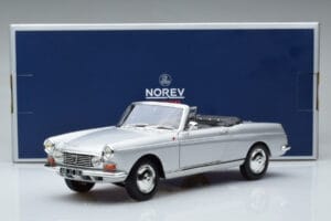Peugeot 404 Kabriolett Hõbedane Norev 1:18 184835 Metall - pilt 8/8