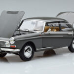 Peugeot 404 Coupe Graphite Hall Norev 1:18 - image 2 of 7