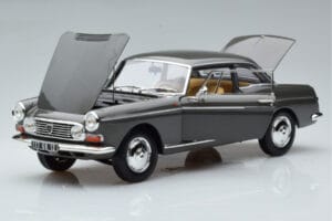 Peugeot 404 Coupe Graphite Hall Norev 1:18 184834 Metall - pilt 2/7
