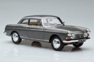 Peugeot 404 Coupe Graphite Hall Norev 1:18 184834 Metall - pilt 5/7
