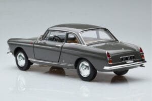 Peugeot 404 Coupe Graphite Hall Norev 1:18 184834 Metall - pilt 6/7