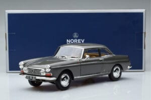 Peugeot 404 Coupe Graphite Hall Norev 1:18 184834 Metall - pilt 7/7