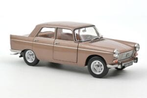 Peugeot 404 Haagisega Henon Norev 1:18 184837 Metall - pilt 2/7