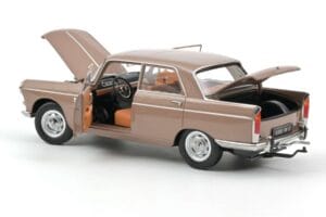 Peugeot 404 Haagisega Henon Norev 1:18 184837 Metall - pilt 3/7