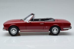 Peugeot 504 Kabriolett Punane Norev 1:18 184818 Metall - pilt 5/8