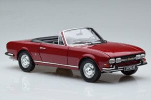 Peugeot 504 Kabriolett Punane Norev 1:18 184818 Metall - pilt 6/8