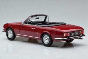 Peugeot 504 Kabriolett Punane Norev 1:18 184818 Metall - pilt 7/8