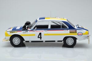 Peugeot 504 Ti #4 T. Makinen / H. Liddon Rally Morocco 1975 IXO 1:18 18RMC044B Metall - pilt 3/6