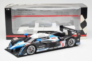 Peugeot 908 HDI FAP LMP1 #8 M. Lamy / S. Sarrazin / A. Wurz 5th Place 24 Hours of Le Mans 2008 Minichamps 1:18 150081208 Meta - pilt 6/6