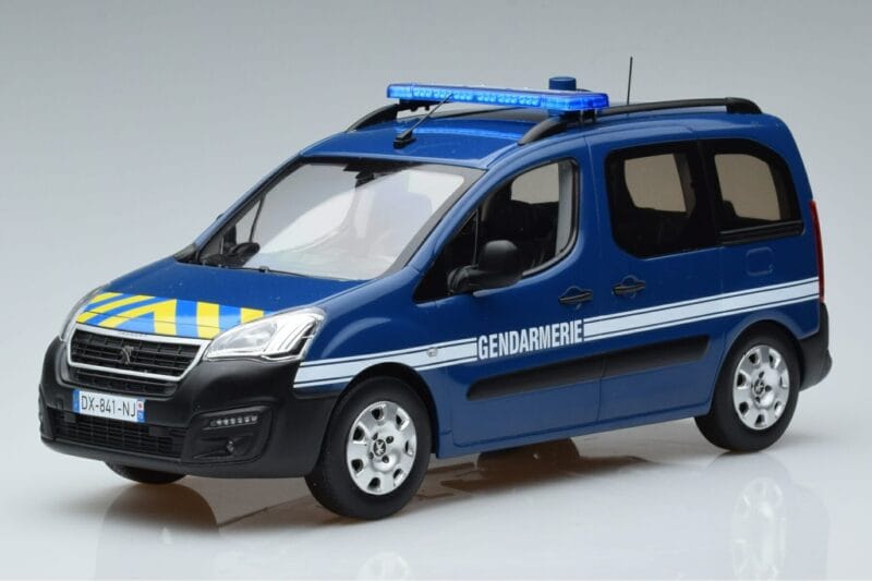 Peugeot Partner Gendarmerie Norev 1:18 184895 Metall