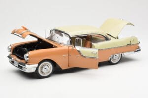Pontiac Star Chief Hardtop Punane Valge Sun Star 1:18 5043 Metall - pilt 2/8