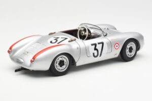 Porsche 550 RS Spyder #37 H. Polensky / R. von Frankenberg 24 Hours of Le Mans 1955 Schuco 1:18 450033400 Metall - pilt 3/8