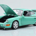Porsche 911 964 Carrera 2 Mint Roheline Norev 1:18 - image 2 of 8