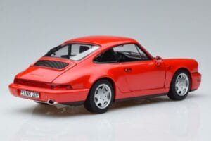 Porsche 911 964 Carrera 2 Punane Norev 1:18 187320 Metall - pilt 3/7