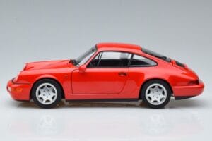 Porsche 911 964 Carrera 2 Punane Norev 1:18 187320 Metall - pilt 4/7