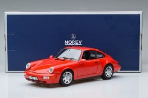 Porsche 911 964 Carrera 2 Punane Norev 1:18 187320 Metall - pilt 7/7