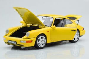 Porsche 911 964 Carrera 2 Kollane Norev 1:18 187328 Metall - pilt 2/8