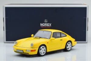Porsche 911 964 Carrera 2 Kollane Norev 1:18 187328 Metall - pilt 8/8