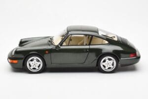 Porsche 911 964 Carrera 4 Roheline Metallic Asia Exclusive Norev 1:18 187326 Metall - pilt 4/8