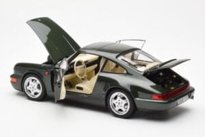Porsche 911 964 Carrera 4 Roheline Metallic Asia Exclusive Norev 1:18 187326 Metall - pilt 5/8