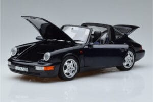 Porsche 911 964 Carrera 4 Targa Sinine Norev 1:18 187340 Metall - pilt 2/8