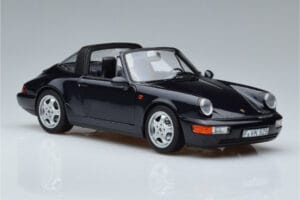 Porsche 911 964 Carrera 4 Targa Sinine Norev 1:18 187340 Metall - pilt 6/8