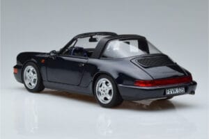 Porsche 911 964 Carrera 4 Targa Sinine Norev 1:18 187340 Metall - pilt 7/8