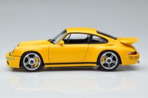 Porsche 911 964 RUF CTR Anniversary Blossom Kollane Almost Real 1:18 880301 Metall - pilt 5/8
