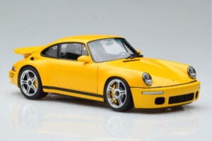 Porsche 911 964 RUF CTR Anniversary Blossom Kollane Almost Real 1:18 880301 Metall - pilt 6/8