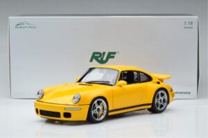 Porsche 911 964 RUF CTR Anniversary Blossom Kollane Almost Real 1:18 880301 Metall - pilt 8/8