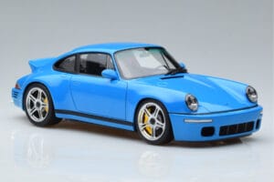 Porsche 911 964 RUF SCR Mexico Sinine Almost Real 1:18 880202 Metall - pilt 6/10