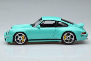 Porsche 911 964 RUF SCR Pearl Mint Roheline Almost Real 1:18 880206 Metall - pilt 5/10