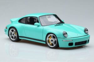 Porsche 911 964 RUF SCR Pearl Mint Roheline Almost Real 1:18 880206 Metall - pilt 6/10