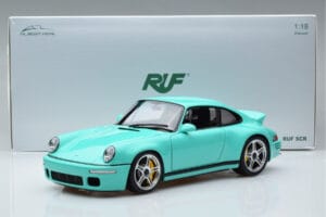 Porsche 911 964 RUF SCR Pearl Mint Roheline Almost Real 1:18 880206 Metall - pilt 10/10