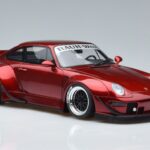 Porsche 911 964 RWB Duck Tail Candy Apple GT Spirit 1:18 GT759 Vaik - image 4 of 6