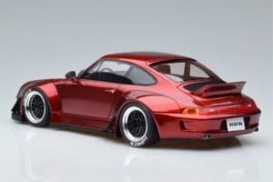 Porsche 911 964 RWB Duck Tail Candy Apple GT Spirit 1:18 GT759 Vaik - pilt 5/6