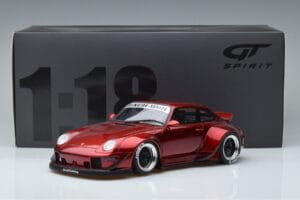 Porsche 911 964 RWB Duck Tail Candy Apple GT Spirit 1:18 GT759 Vaik - pilt 6/6