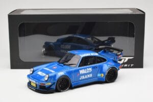 Porsche 911 964 RWB Osho Arrow Sinine GT Spirit 1:18 GT448 Vaik - pilt 6/6